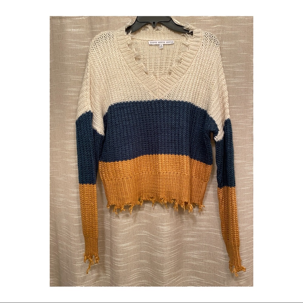 Cropped Knit Sweater